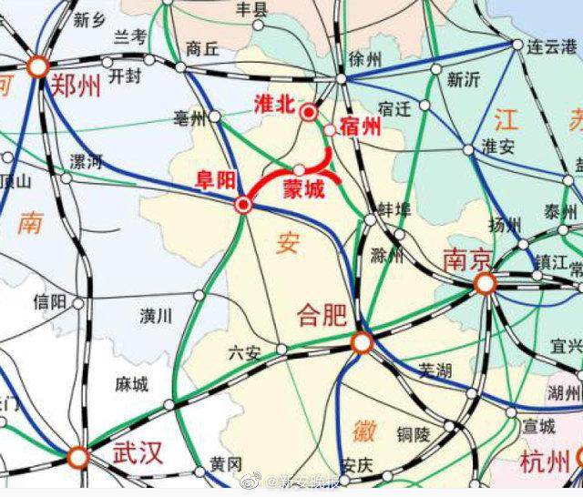 皖北城际铁路最新动态更新，最新消息汇总