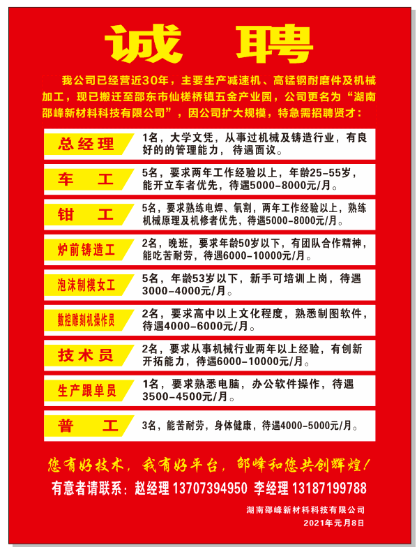 邵东兼职最新招聘信息概览，最新招聘信息一网打尽