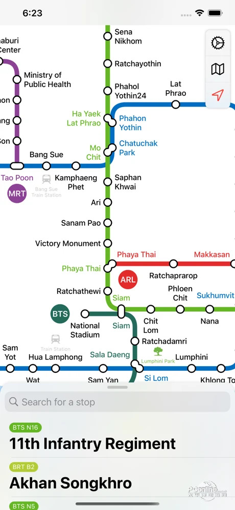 曼谷最新地铁线路图，探索自然美景，寻找内心平静之旅