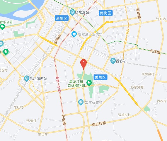 哈尔滨市最新地图论述与概览